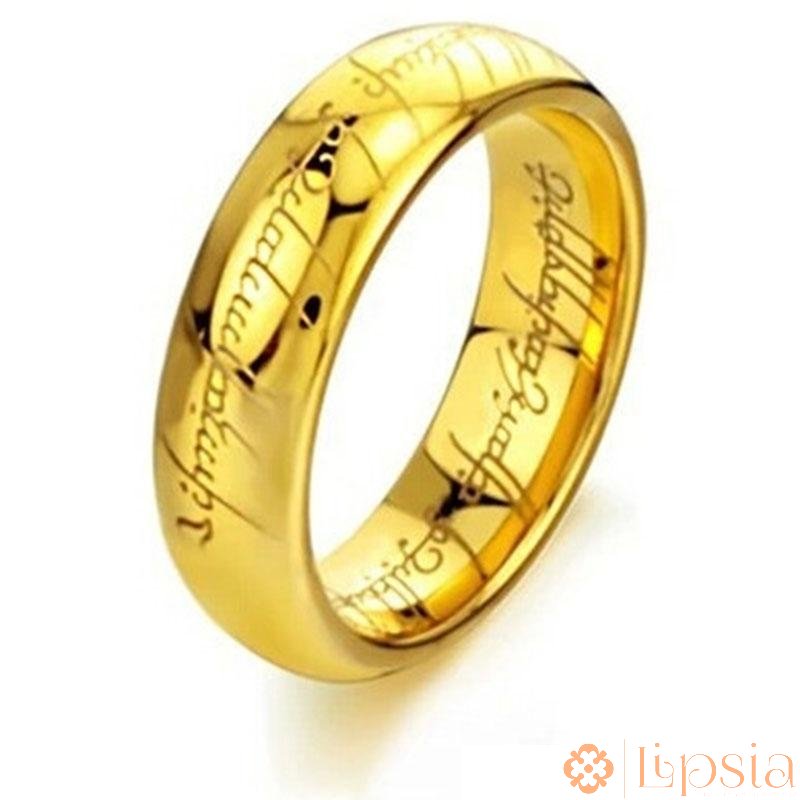 vergoldet Herr der Ringe Ring Der Eine Ring 