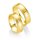 Breuning - Trauringe Gelbgold mit Diamant - 48/02617,48/02618