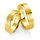 Breuning - Eheringe einfarbig 375er Gelbgold mit Diamant  - 48/05255,48/05256