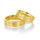 Breuning - Eheringe einfarbig 375er Gelbgold mit Diamant - 48/05261,48/05262