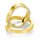 Breuning - Eheringe einfarbig 375er Gelbgold mit Diamant - 48/05259,48/05260