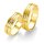Breuning - Eheringe einfarbig 375er Gelbgold mit Diamant - 48/05207,48/05208
