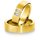 Breuning - Eheringe einfarbig Gelbgold mit Diamant - 48/03250,48/03251