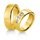 Breuning - Eheringe einfarbig Gelbgold mit Diamant - 48/03230,48/03231