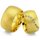 Schwarz Trauringe Eheringe aus Gelbgold mit 8 Brillanten - SW-1031